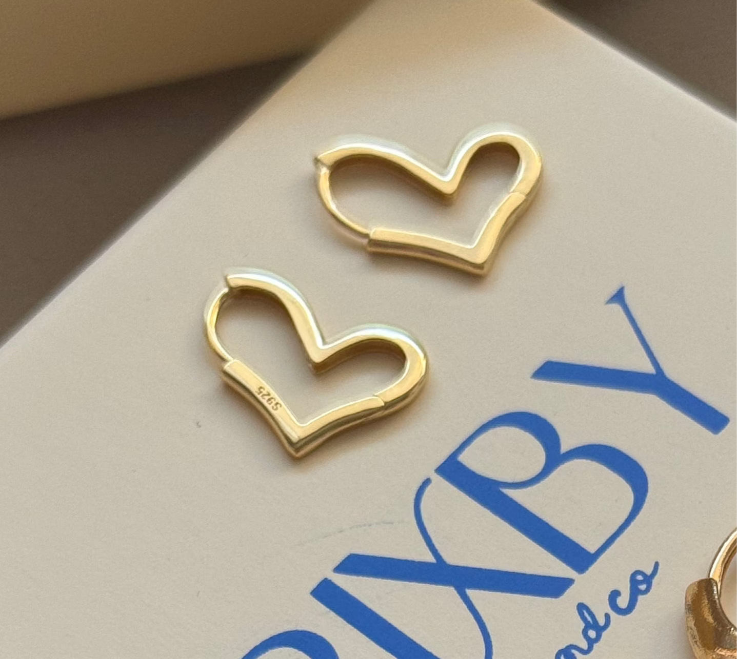 Earrings from Bixby and Co on packaging