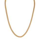 gold filled snake chain necklace