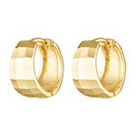 Disco Ball earrings in 14k Gold Vermeil Medium size