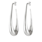 Silver Ruben Hoops 