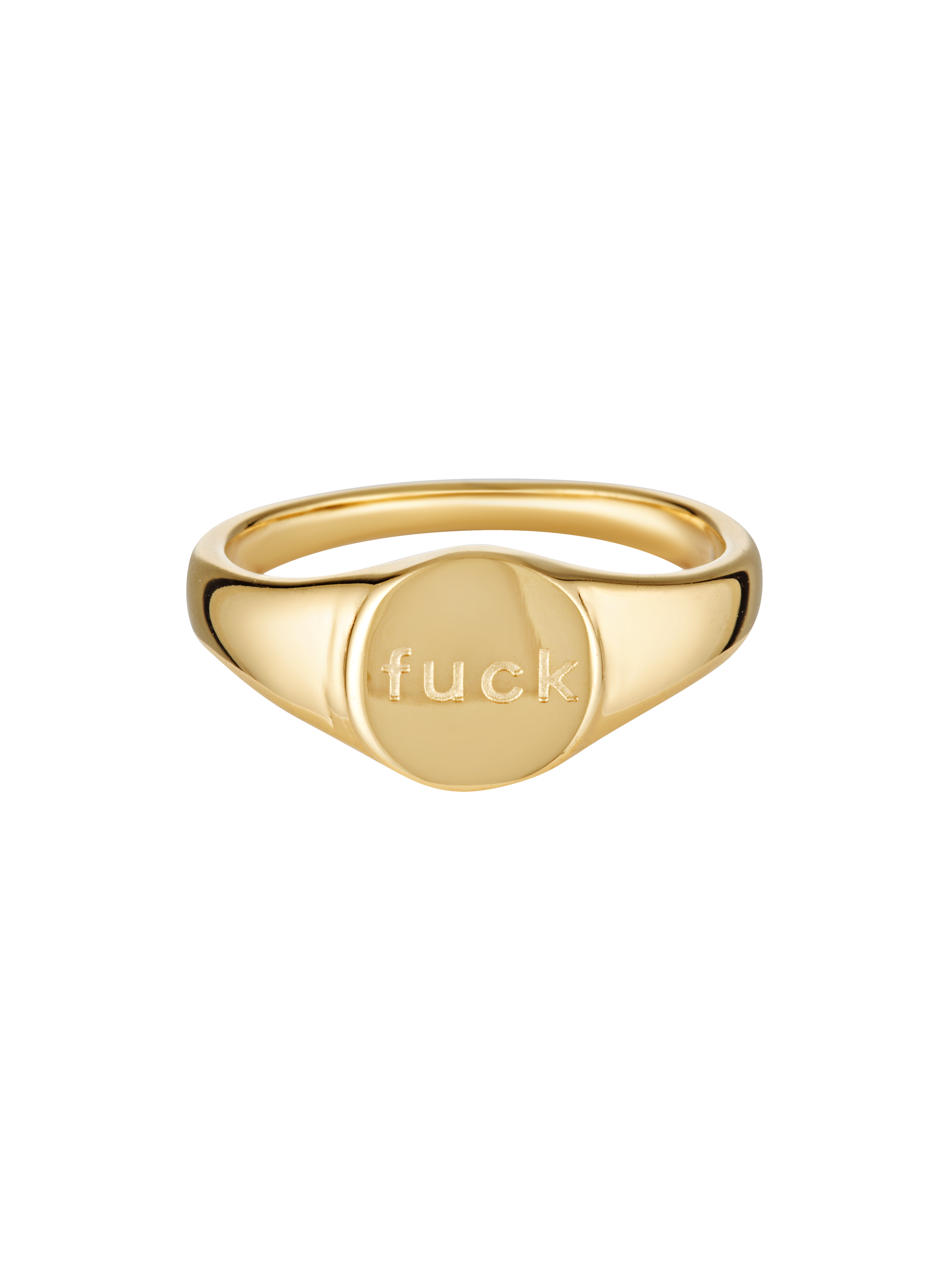 Naughty new Fuck Ring in 18k gold fill 