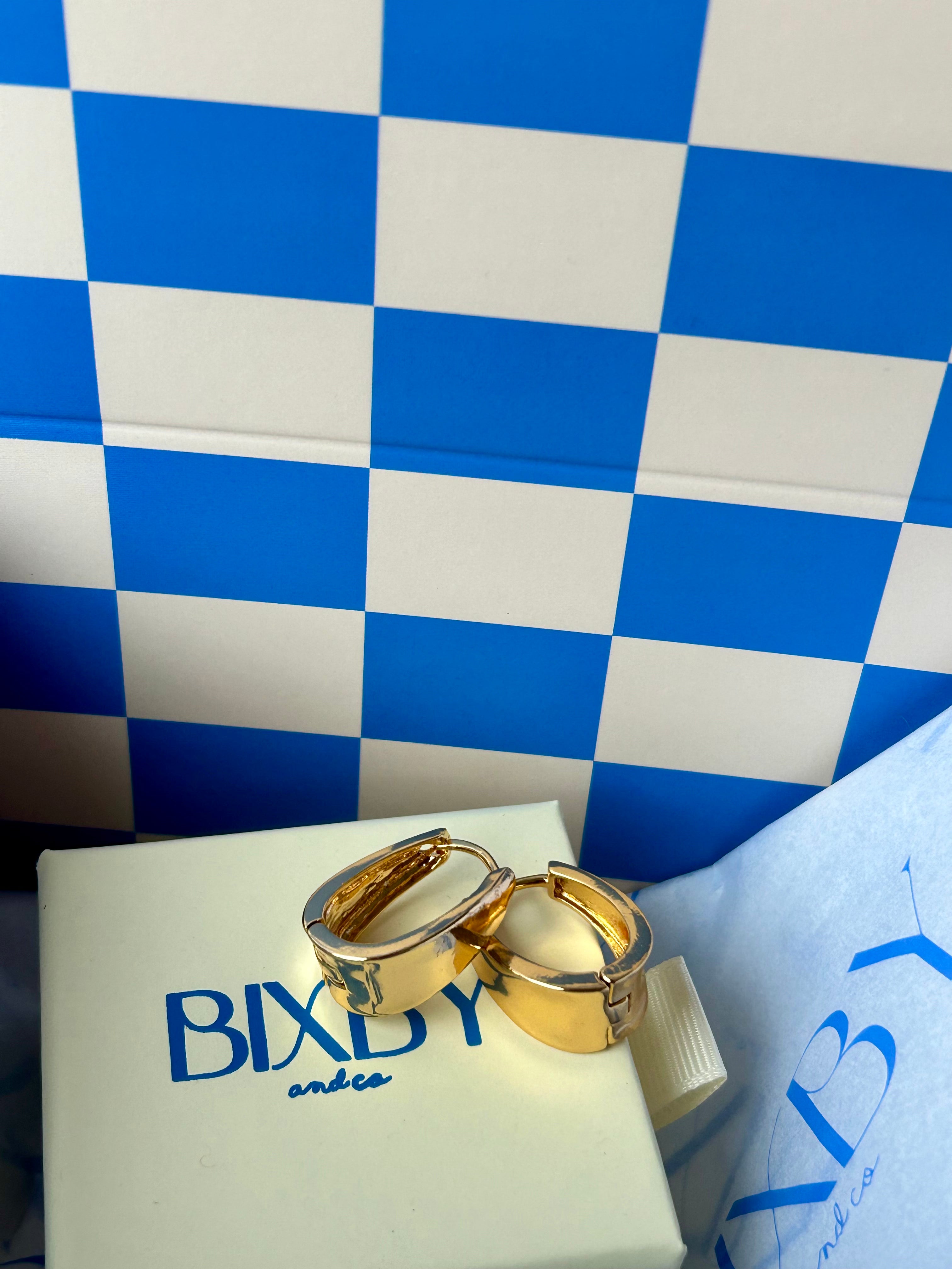 Bixby and Co packaging and the Cinnamon Hoops