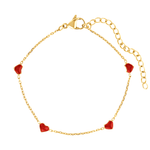 Red heart Cupid bracelet 