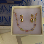 Bixby and Co watermelon gemstone set in signature packaging 