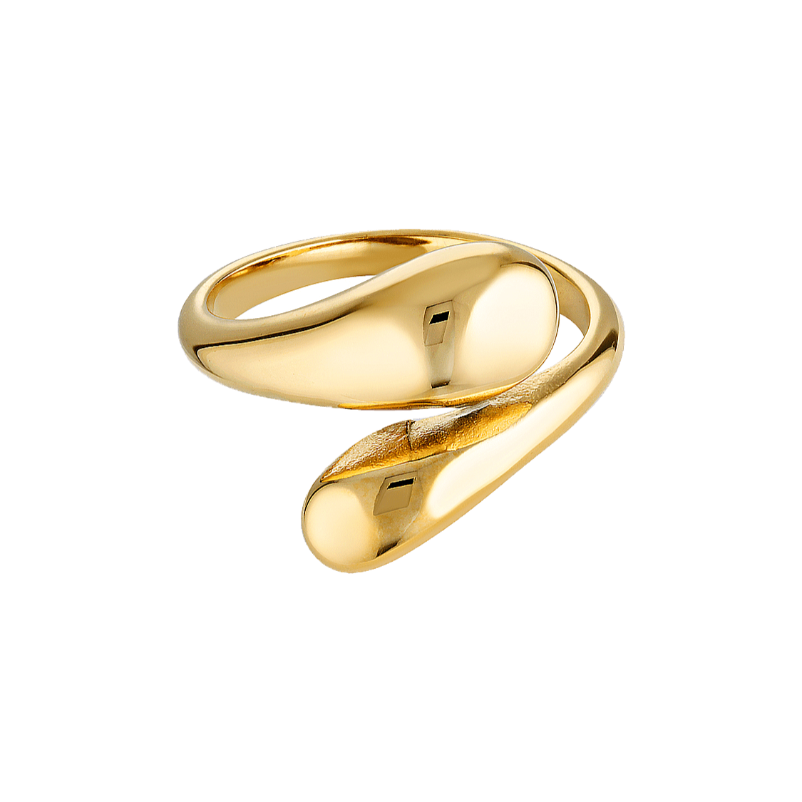 gold filled ring - adjustable hug ring