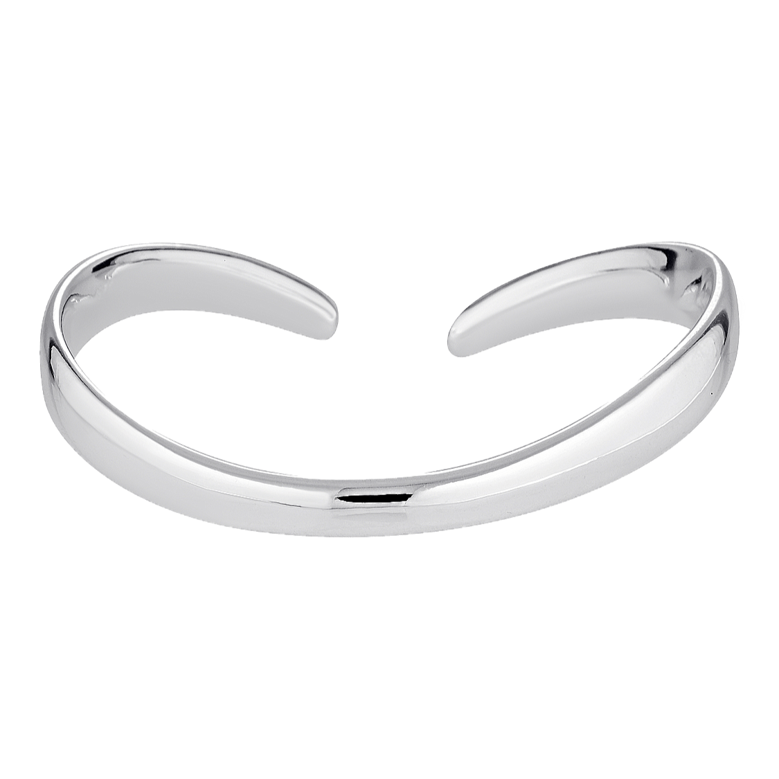 Liquid silver bracelet, bangle